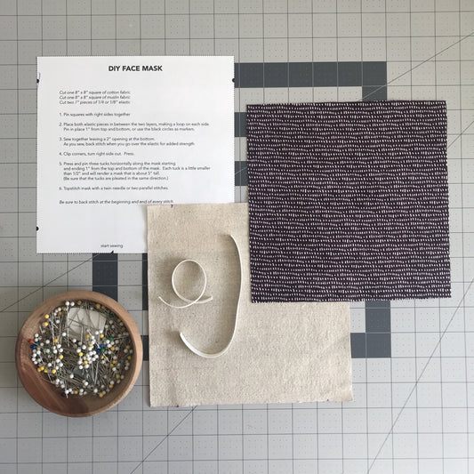 DIY cloth face mask