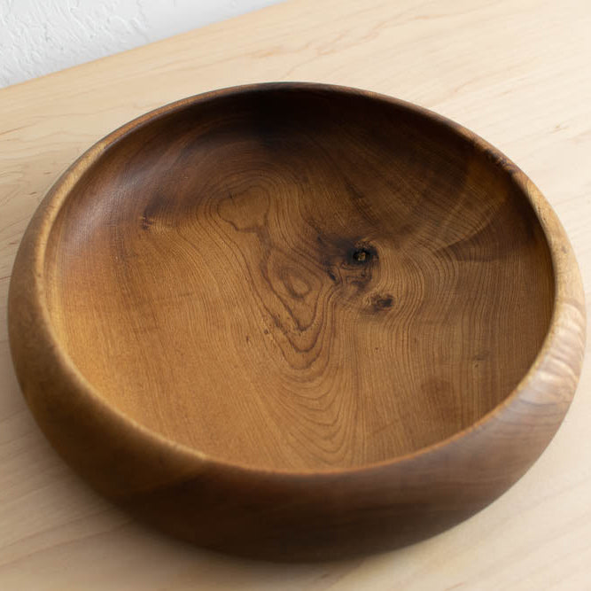 handmade wooden artisan bowl