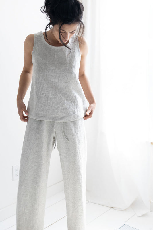 The 90's Loungewear Sleeveless Top | A Digital Sewing Pattern and Tutorial