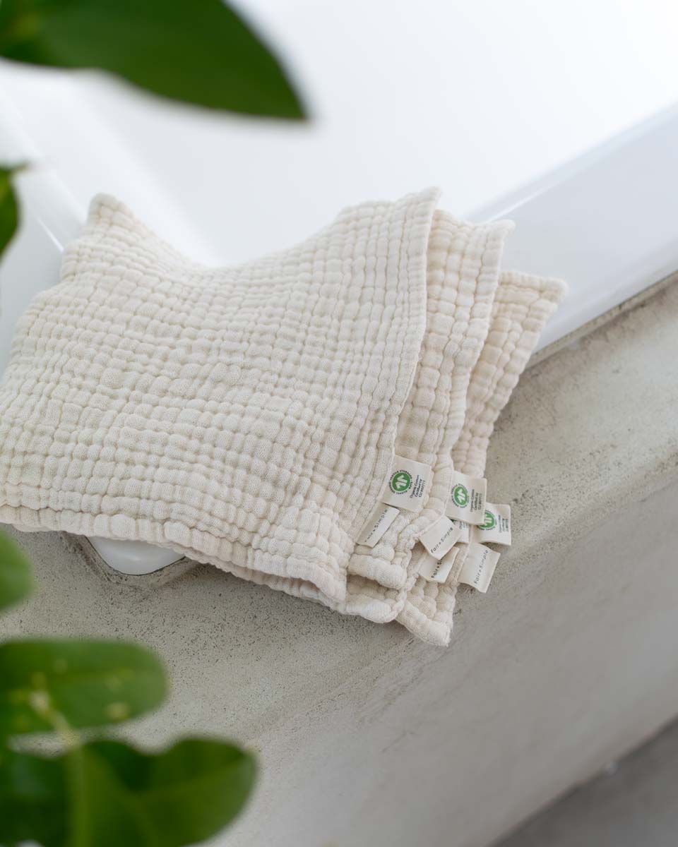 Organic Washcloths Fair Trade Certified – Fair + Simple