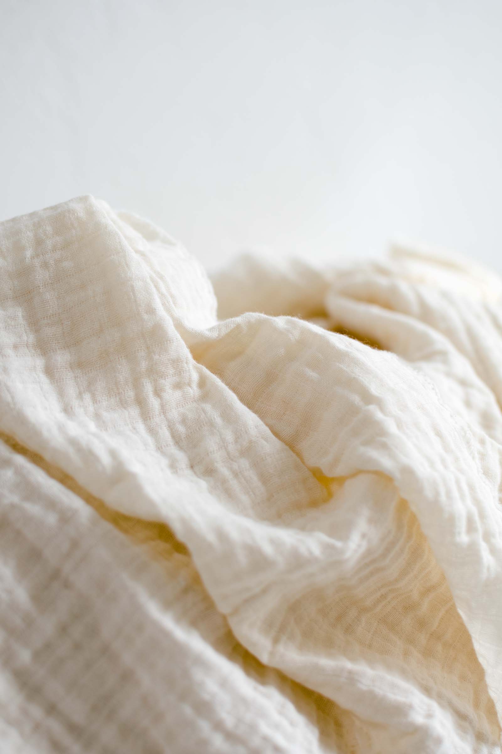 organic fair trade double gauze fabric by the yard