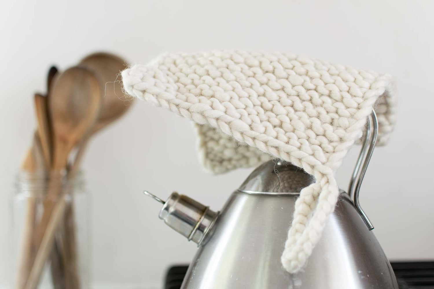 knitted potholder