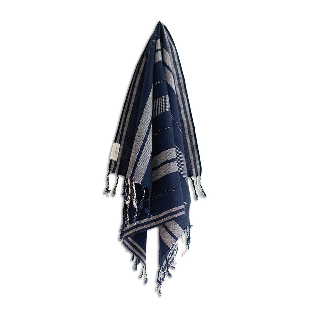 indigo hand towel