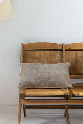 Woven Pillow Cover in Vintage Reclaimed Rug - OOAK