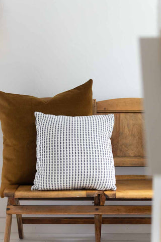 Woven Pillow Cover in Waffle