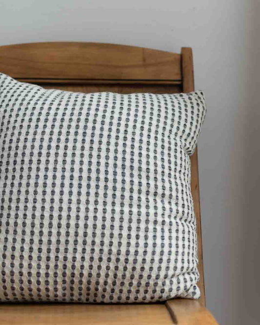 Woven Pillow Cover in Waffle