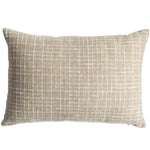 Textured rectangular pillow on a white background