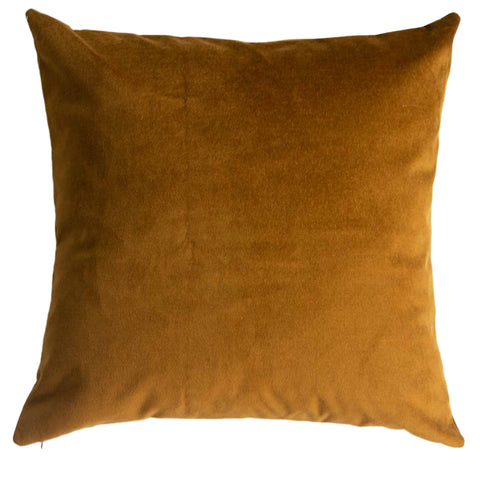 Brown pillow on a white background