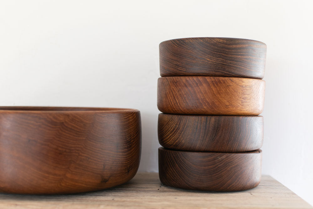 Sides of salad bowl set