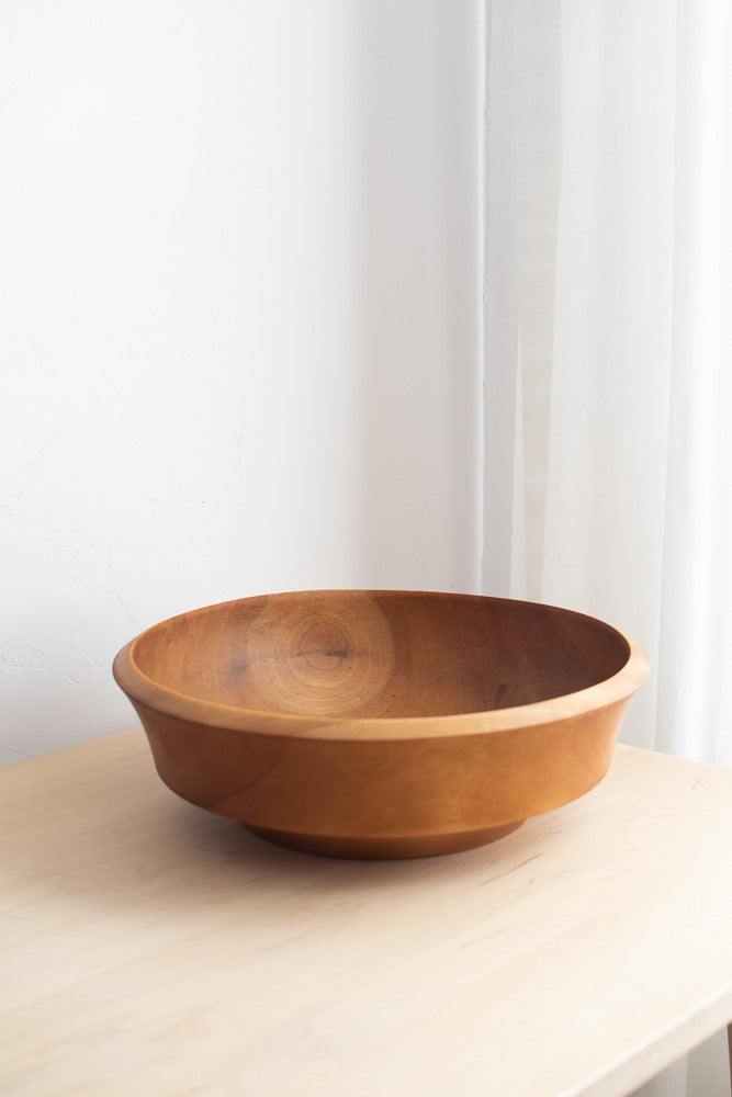 Large Wooden Bowl | Restored