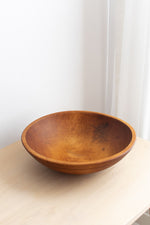 antique wooden butter dough bowl