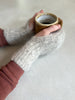 alpaca knit fingerless mittens