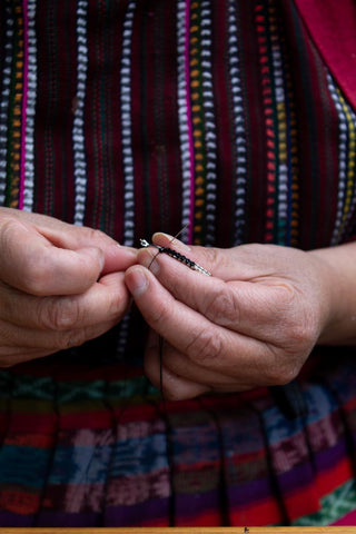 fair trade Mayan female artisan Kaqchikel