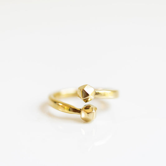 brass wrap ring fair trade
