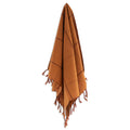 fair trade hand towel in burnt orange