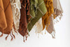 fair trade hand towels with twisted fringe