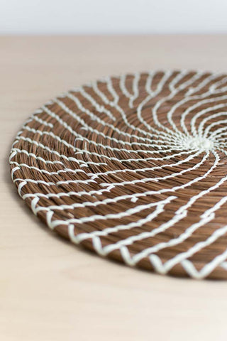 handwoven plate charger