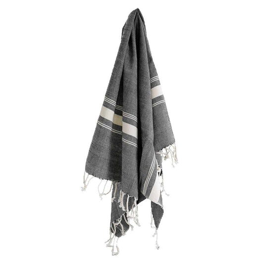 fair trade striped hand towel