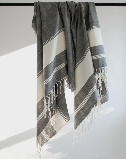 handwoven cotton towel slim fouta fair trade