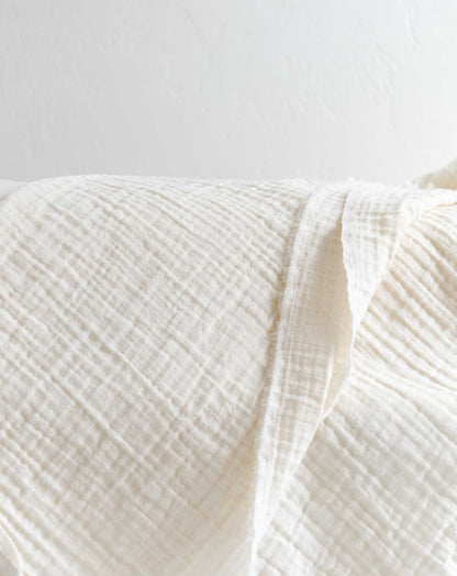 organic fair trade double gauze fabric by the yard