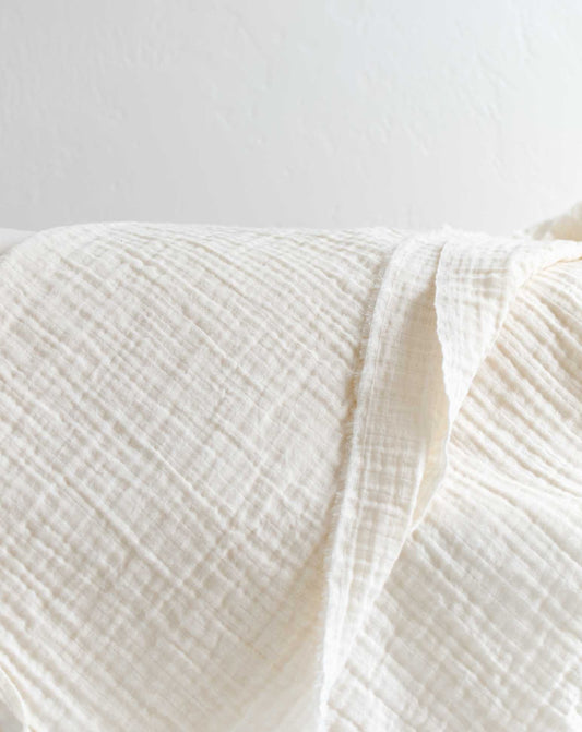 organic fair trade double gauze fabric by the yard