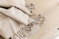 woven hand towel fringed tassles