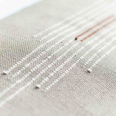 hand woven texture stripes fair trade