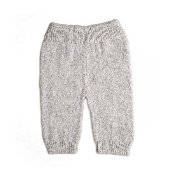 Peruvian Alpaca and Organic Pima Cotton Baby Trousers - Grey