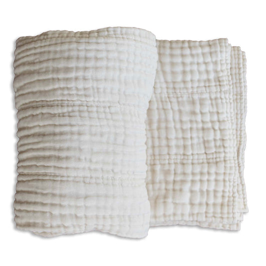 organic cotton gauze throw blanket